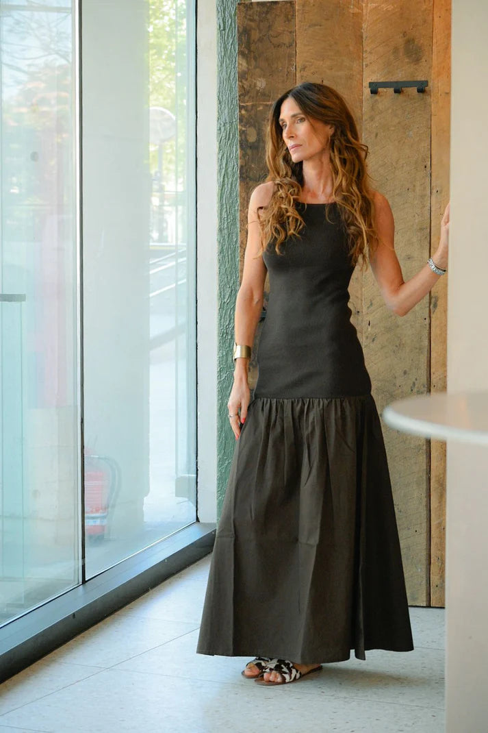 Brown Dress Marisol Marina Mia