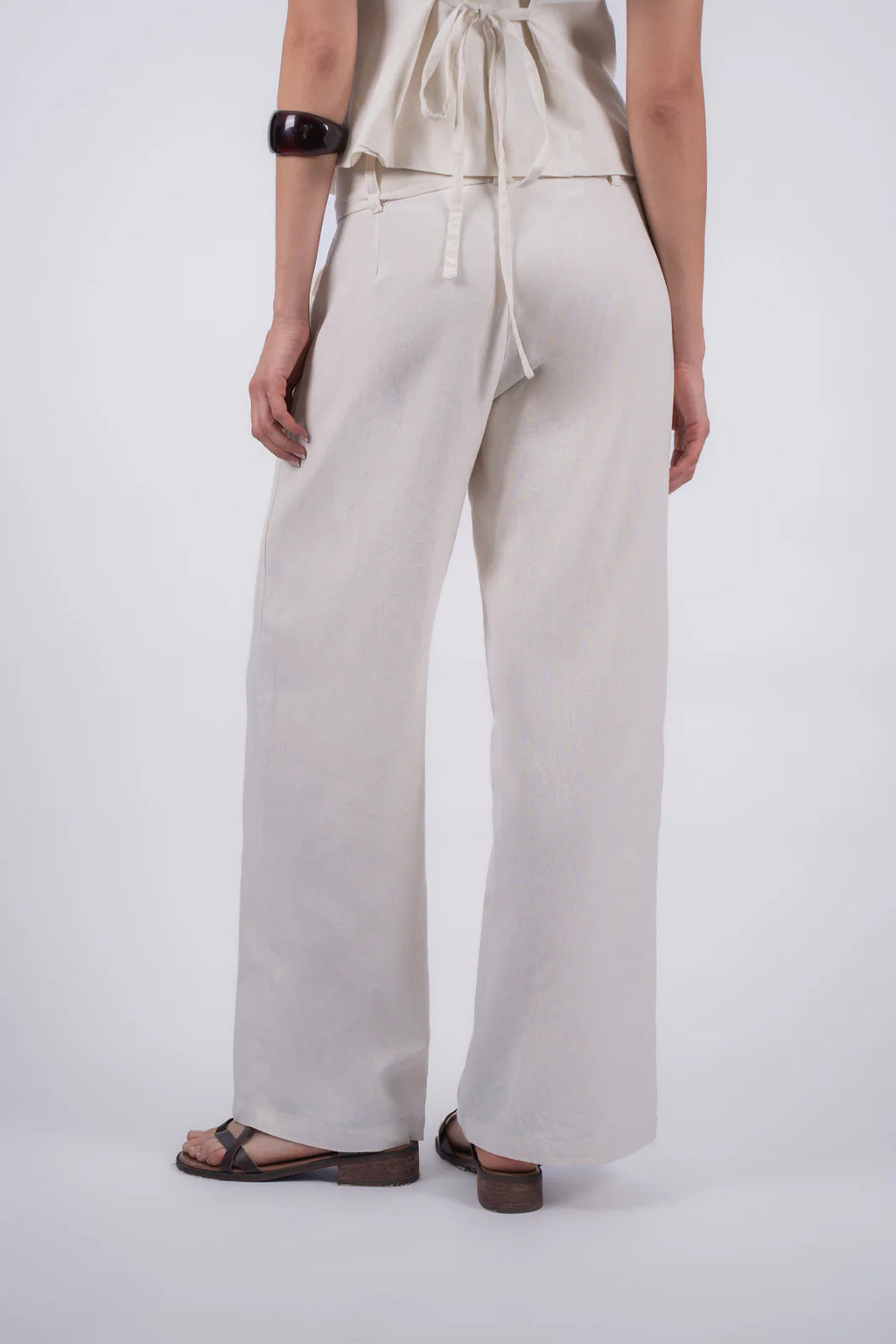 Cream Pants Alba Viella