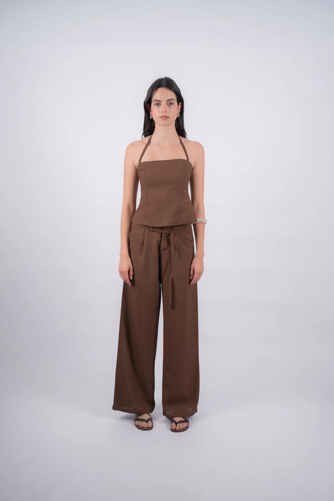 Brown Pants Alba Viella