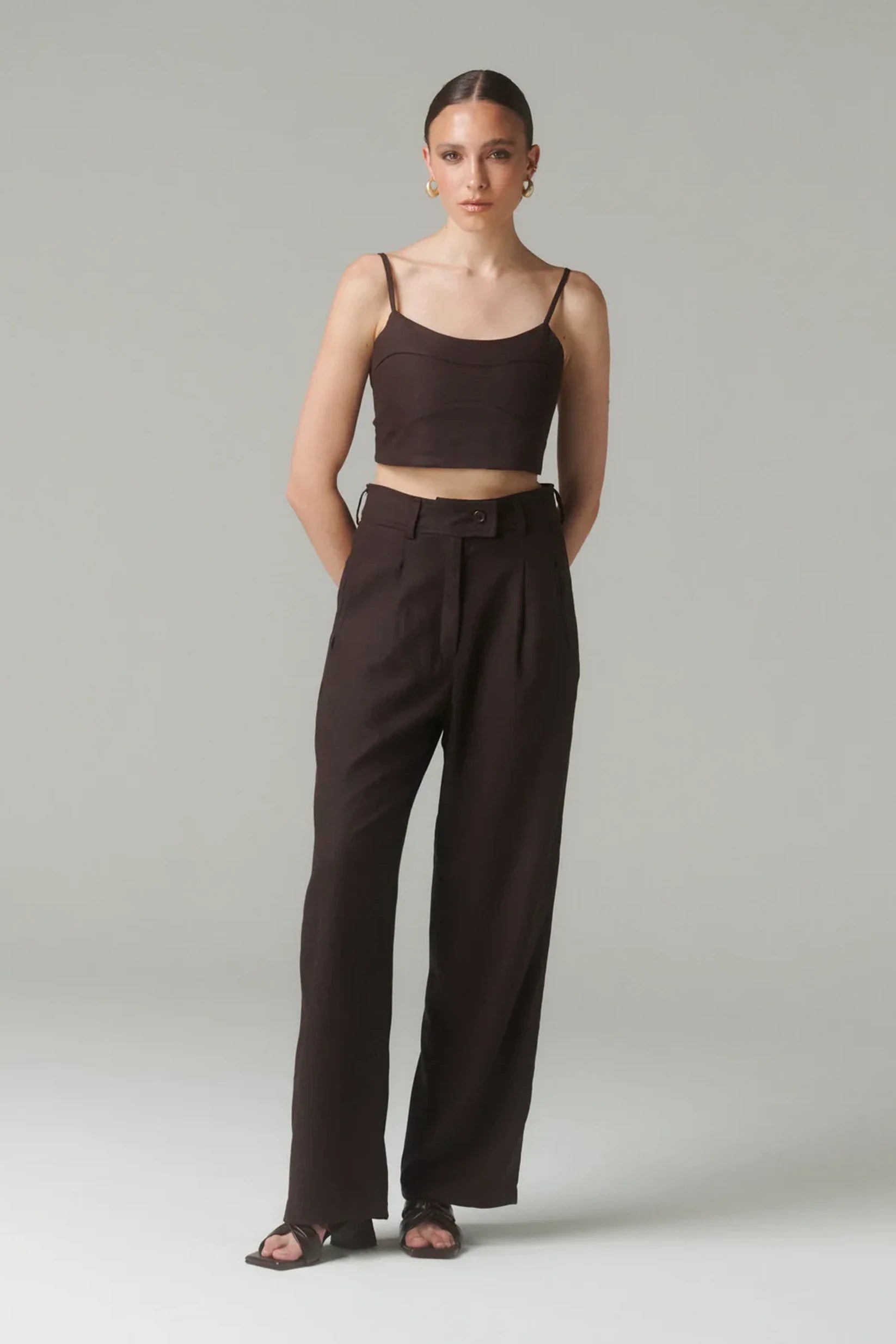 Brown Blouse Nina L'Ànima