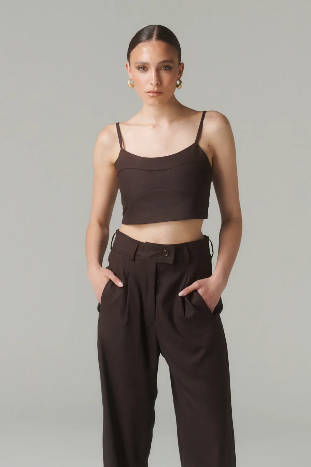Brown Blouse Nina L'Ànima
