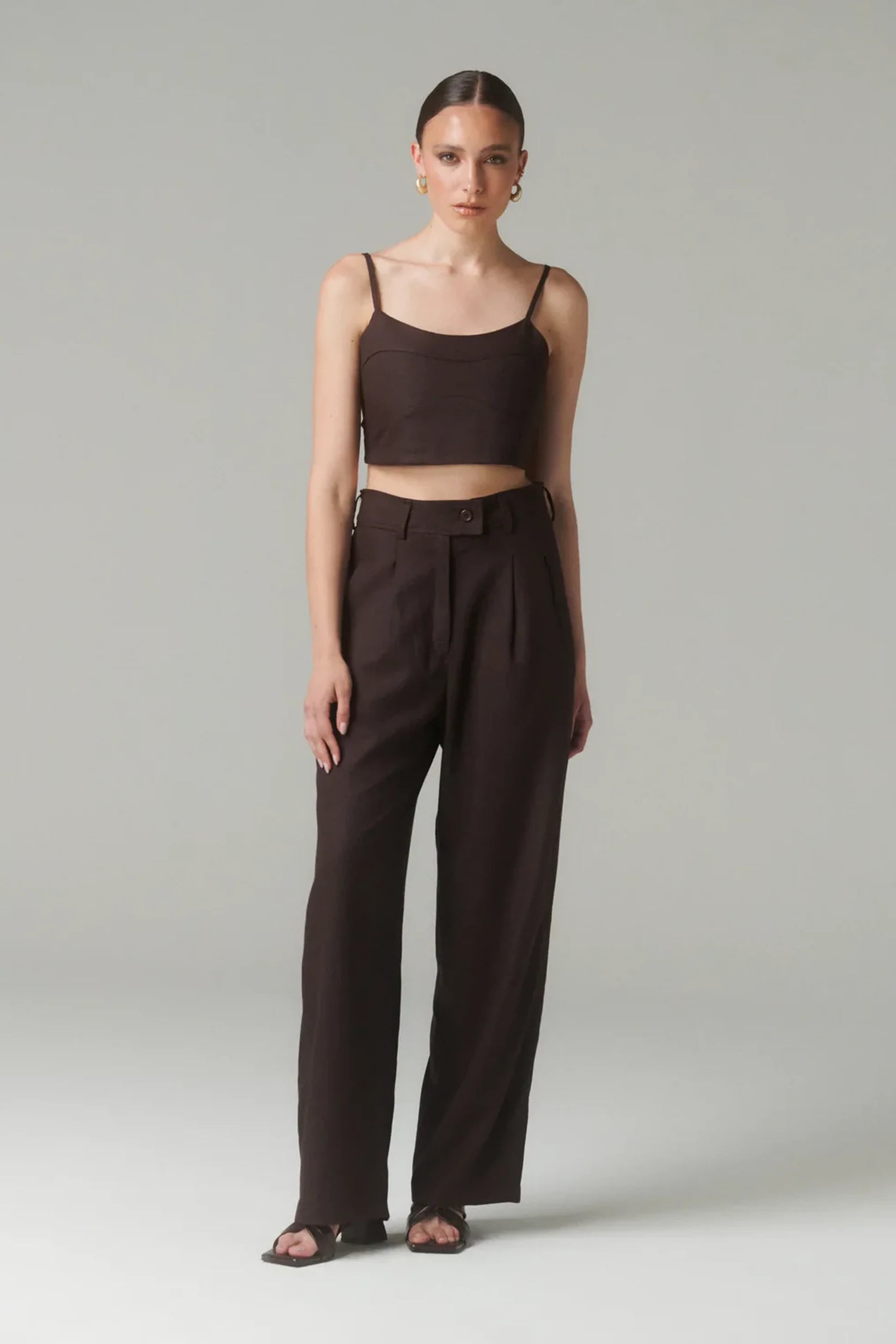 Brown Blouse Nina L'Ànima
