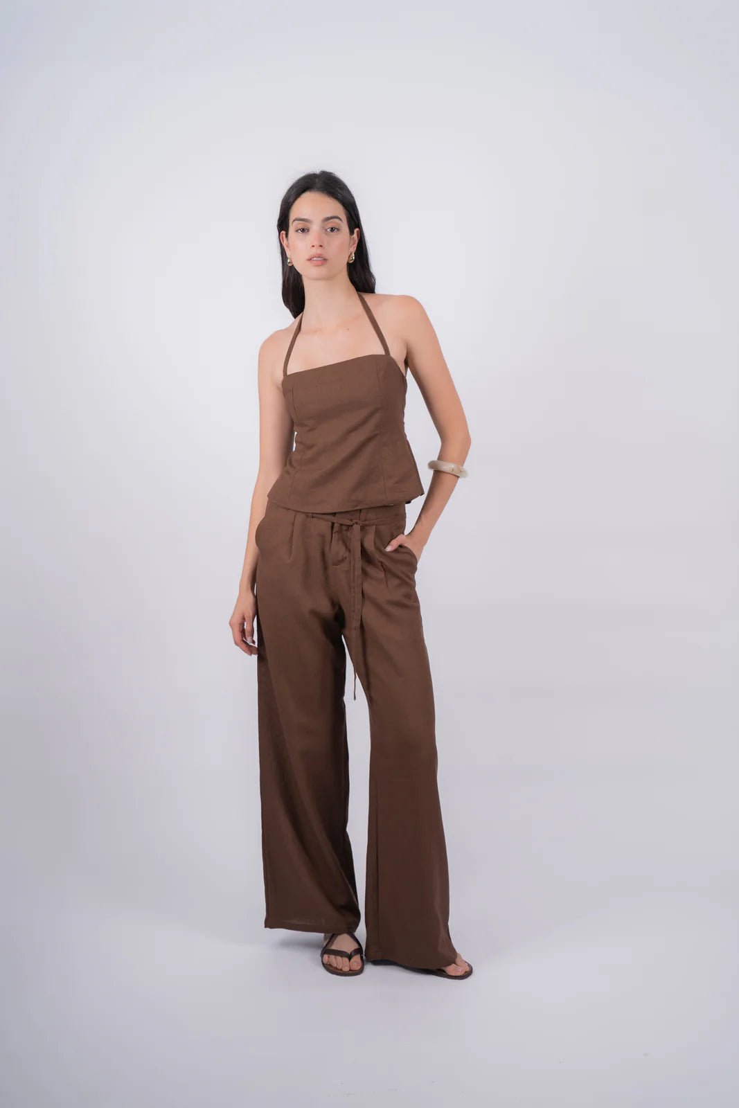 Brown Pants Alba Viella