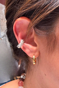 Ear Cuff Coral Fine Silver Shirley Blanch