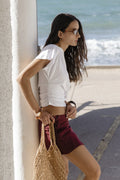 White Effortless Chic Tee Viella