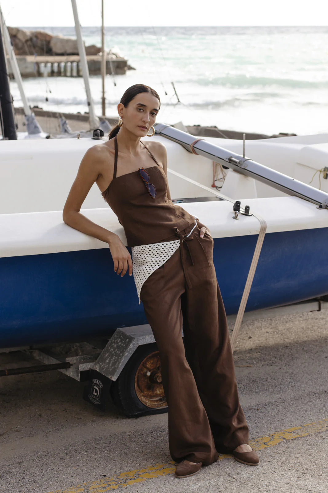 Brown Pants Alba Viella