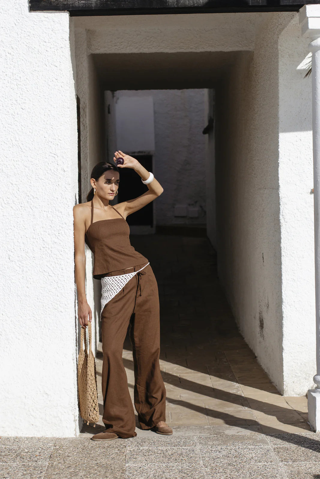 Brown Pants Alba Viella