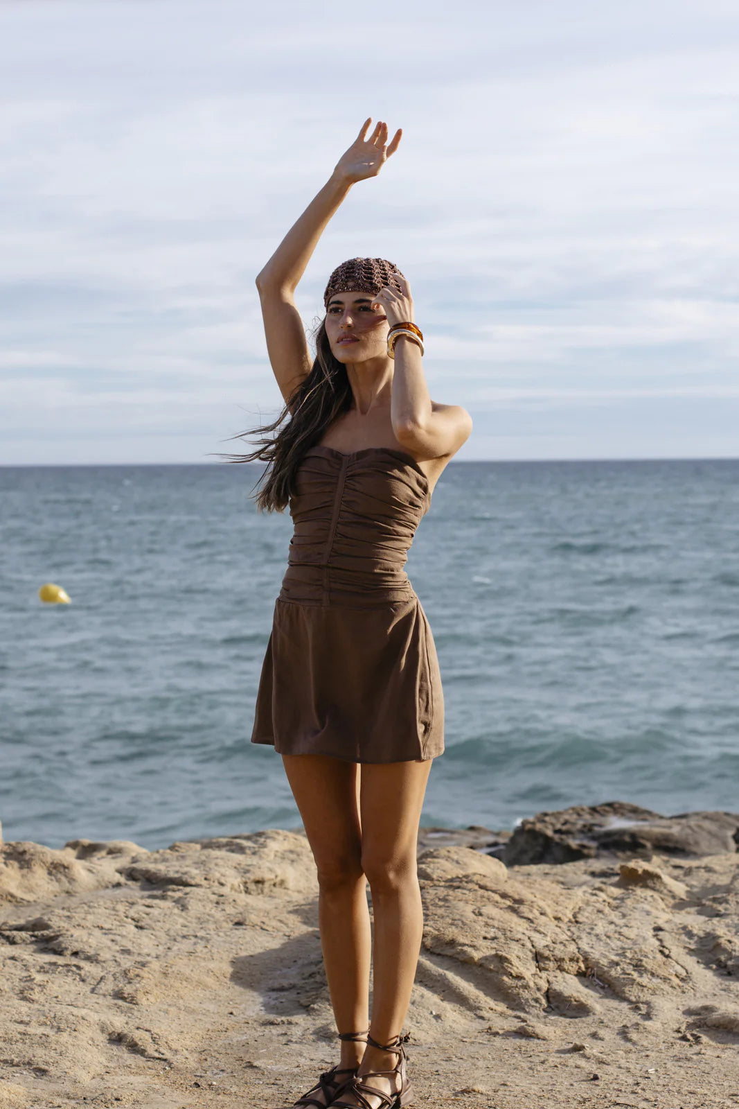 Brown Dress Liora Viella