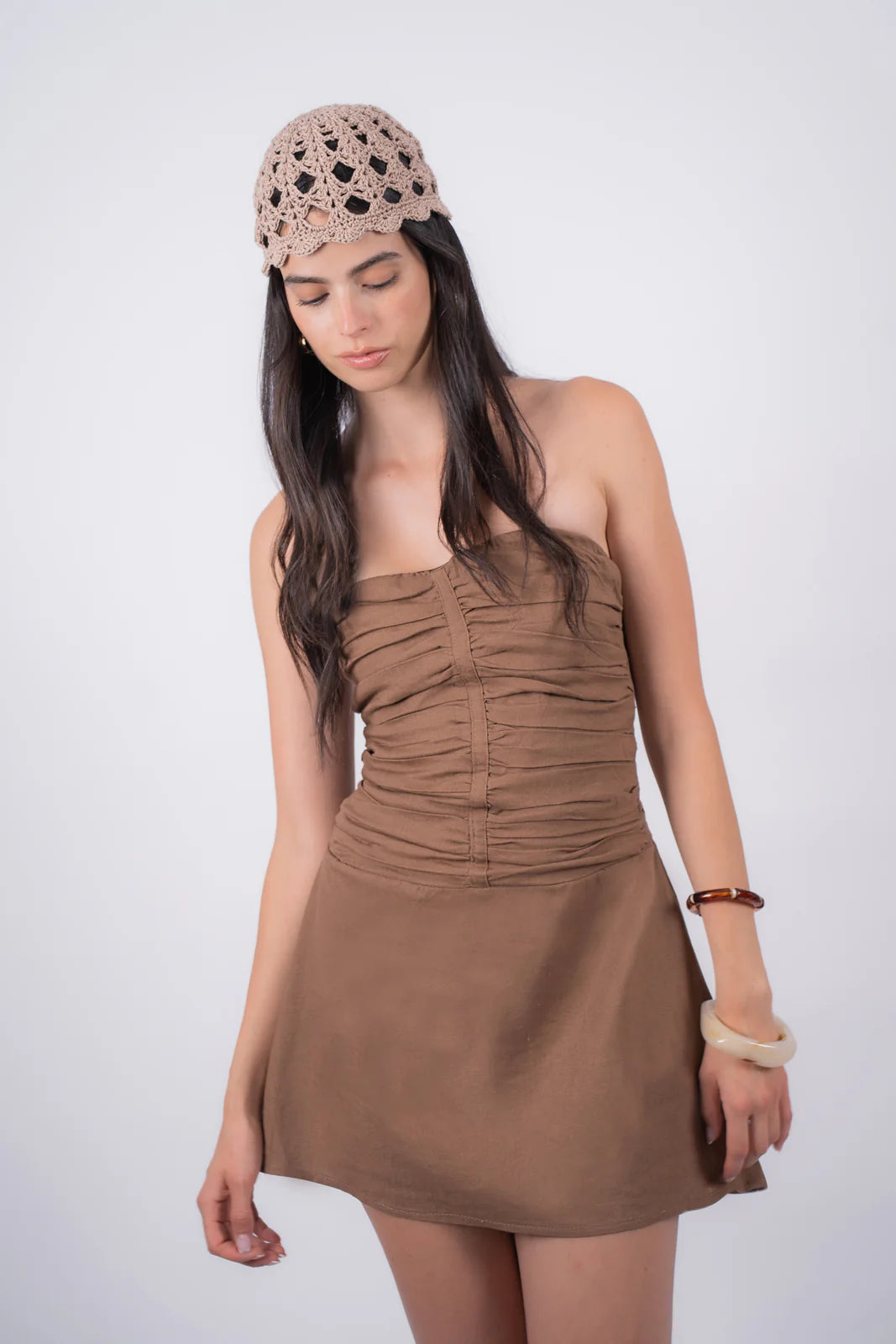 Brown Dress Liora Viella
