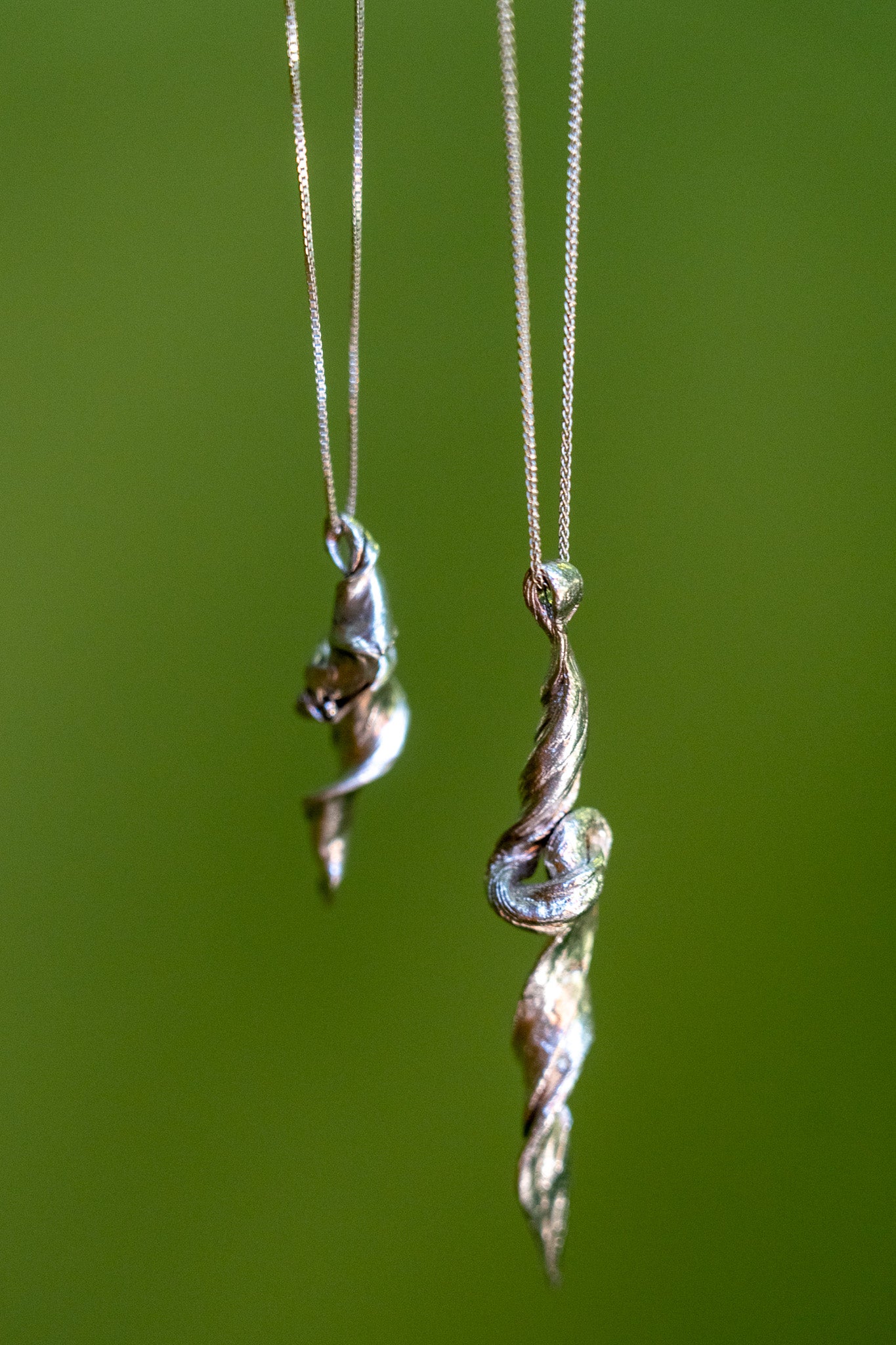Necklace Huella Mini Fine Silver Shirley Blanch