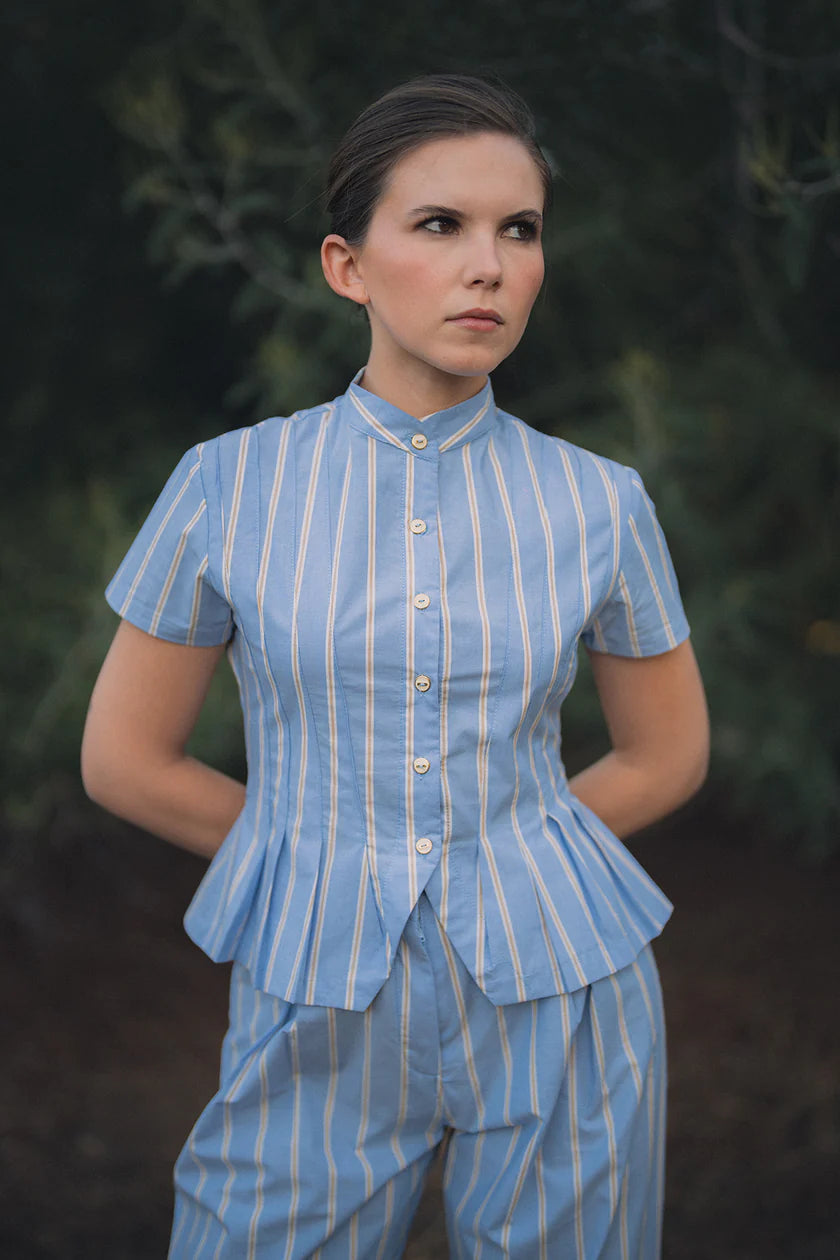 Sky Blue Blouse Tomarus Antonia Fluxá