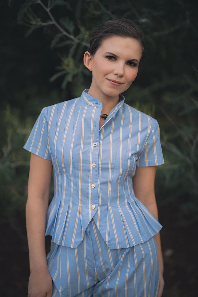 Sky Blue Blouse Tomarus Antonia Fluxá