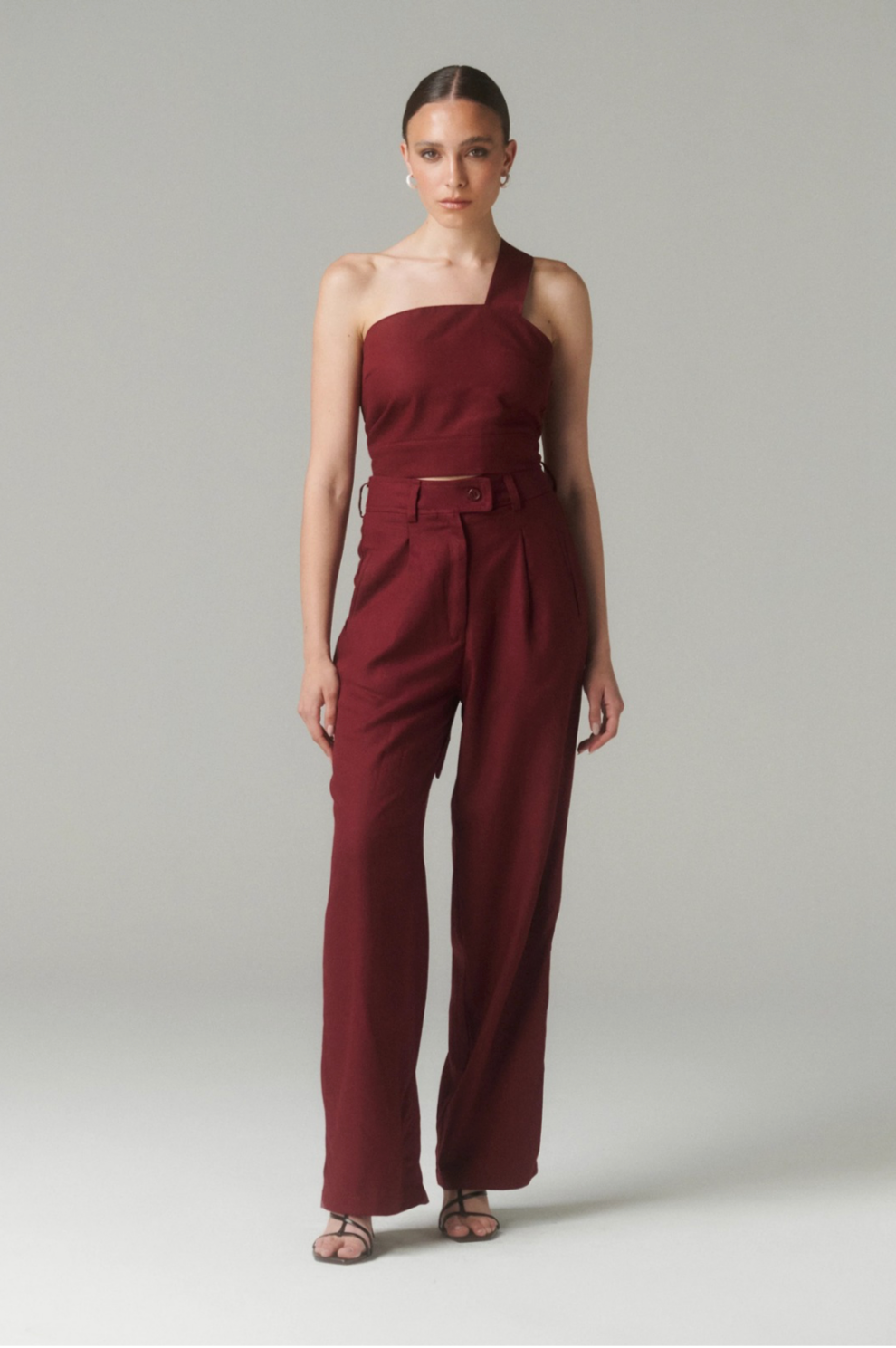 Burgundy Blouse Mia L'Ànima