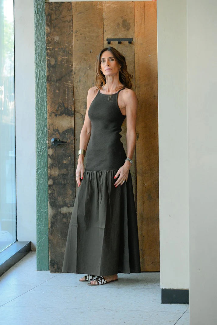 Brown Dress Marisol Marina Mia