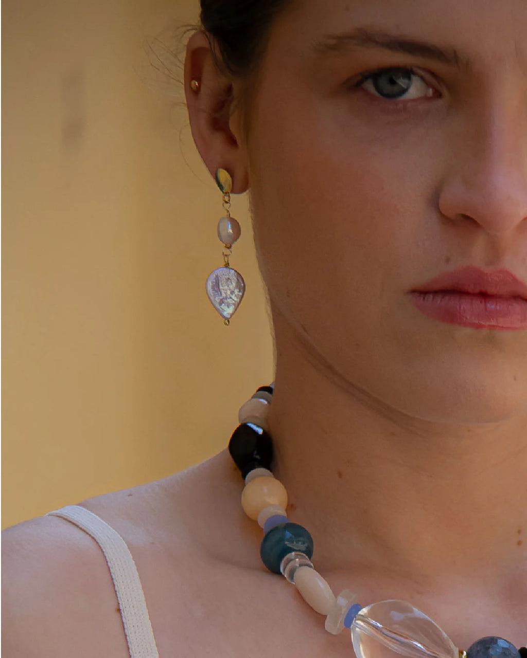 Cascade Perlé Earrings La Cadenaria