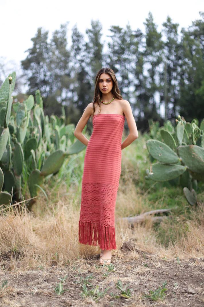 Terracotta Dress Paola Marina Mia