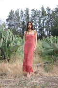 Terracotta Dress Paola Marina Mia