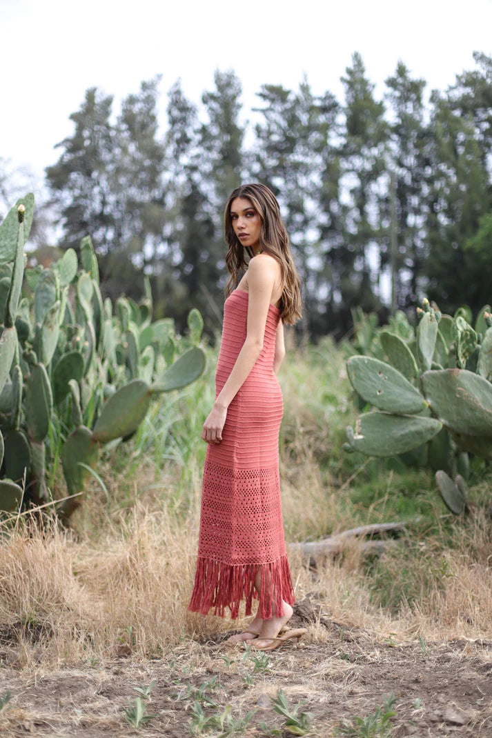 Terracotta Dress Paola Marina Mia