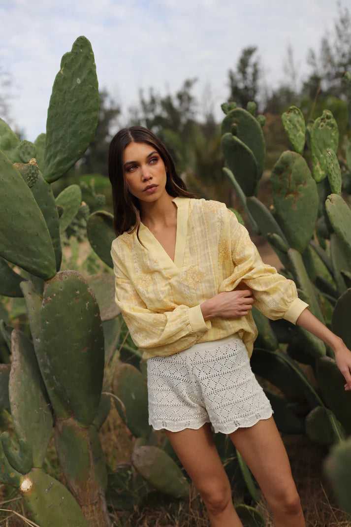Blouse Isabel Yellow Marina Mia
