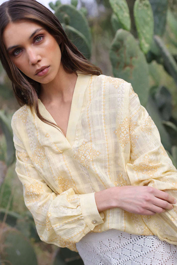 Blouse Isabel Yellow Marina Mia