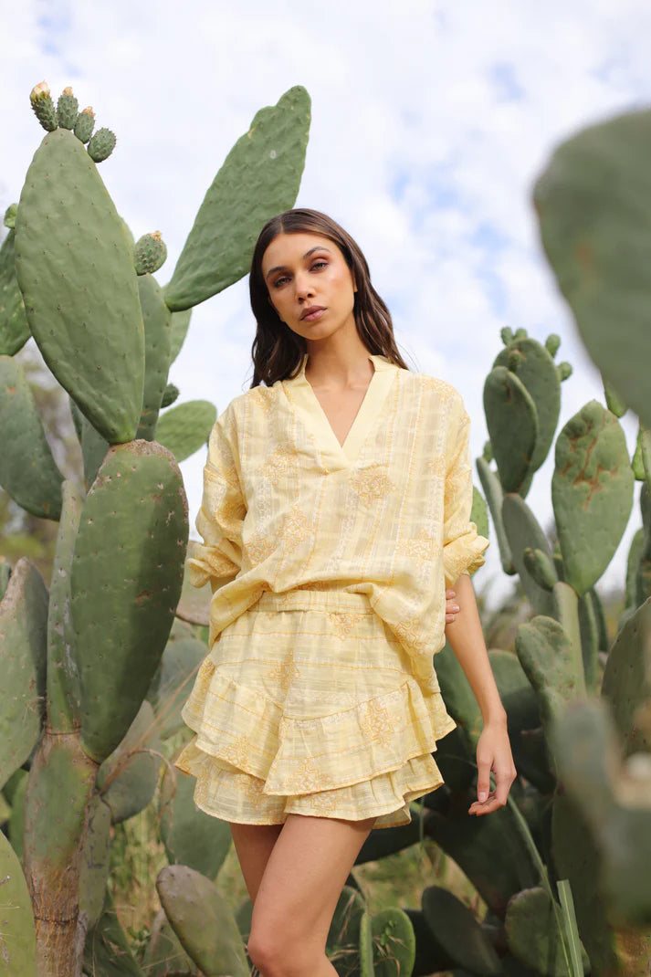 Blouse Isabel Yellow Marina Mia