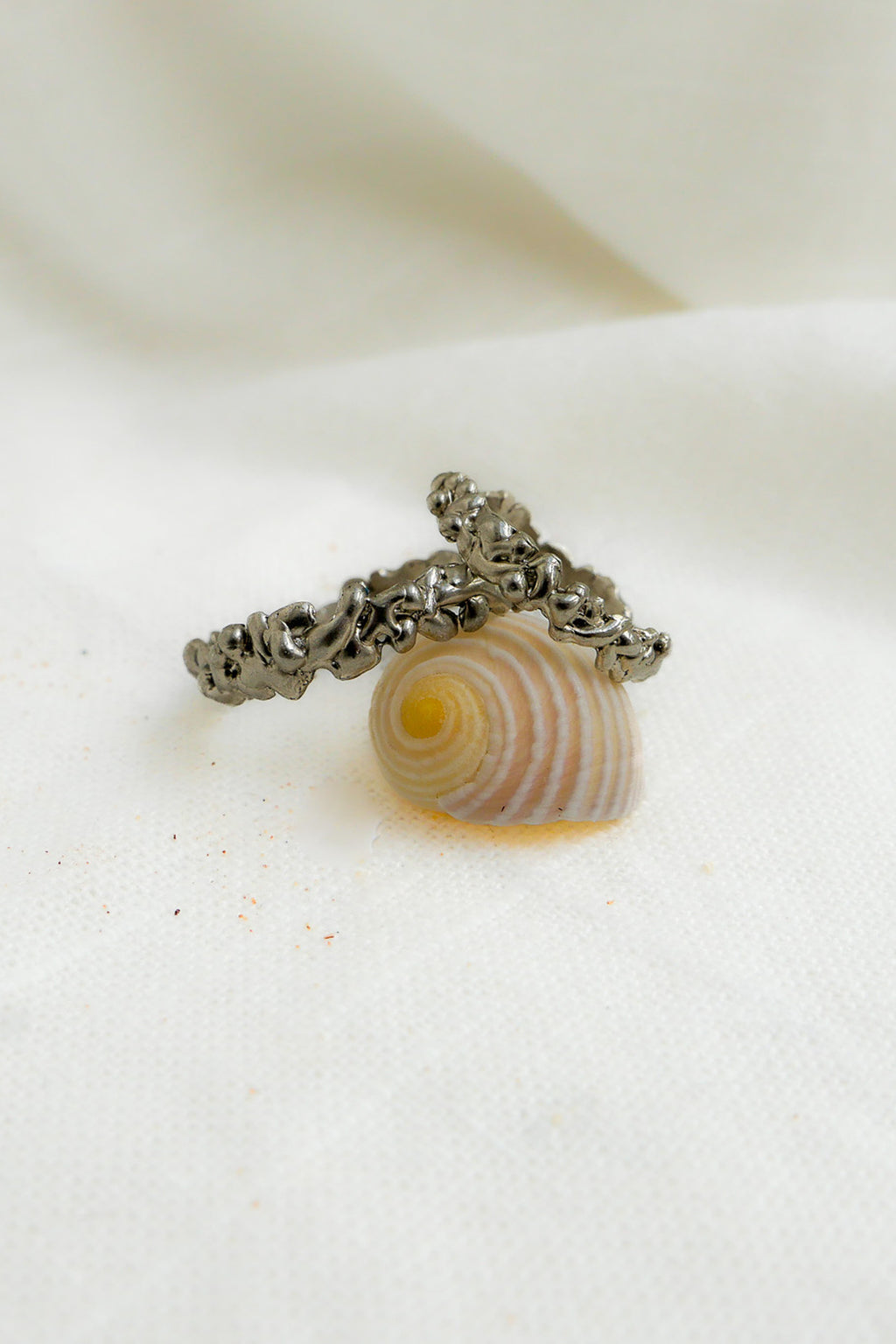 Ring Emerger Size US 7.5 Fine Silver Shirley Blanch