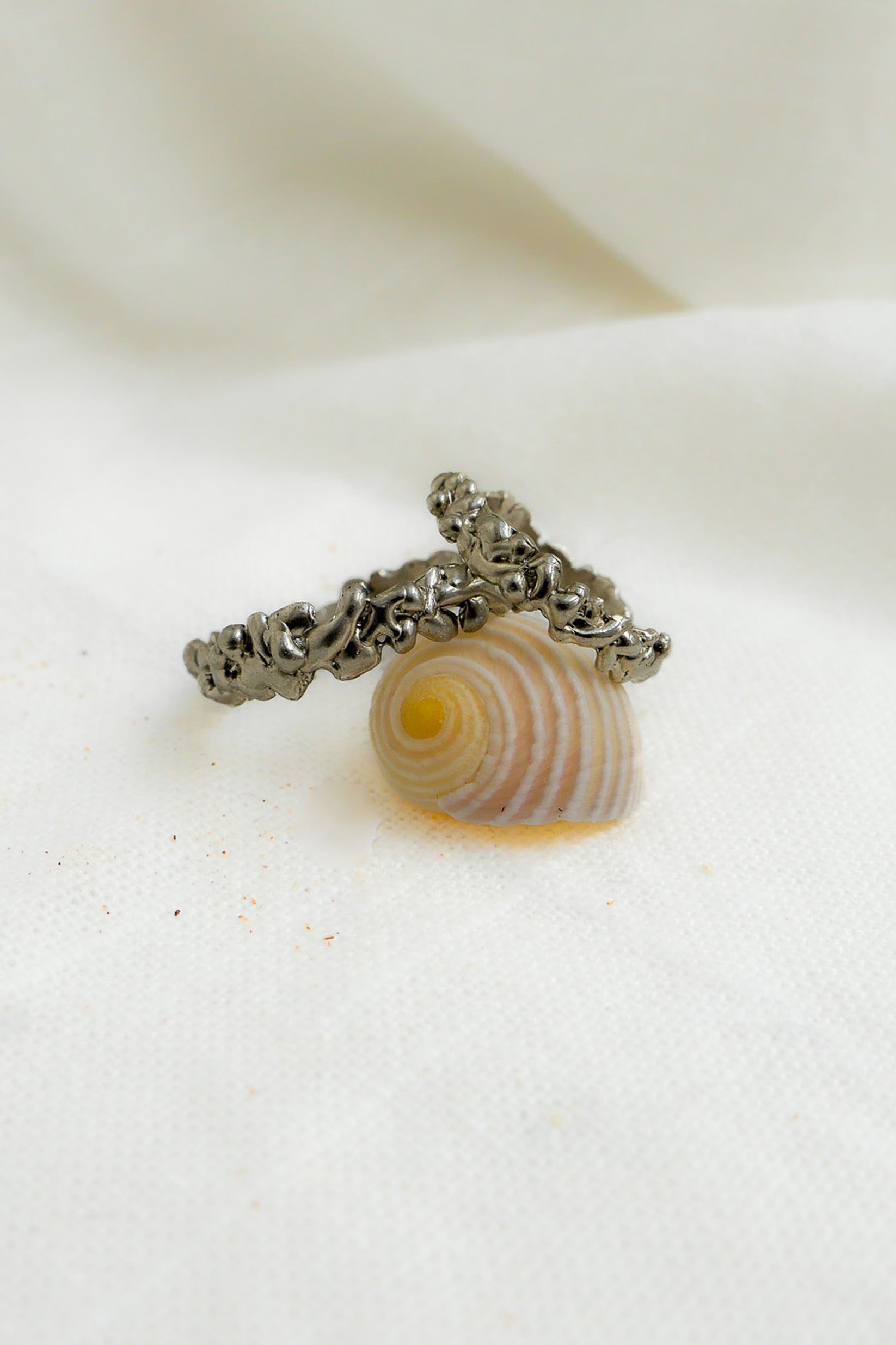 Ring Emerger Size US 5 Fine Silver Shirley Blanch
