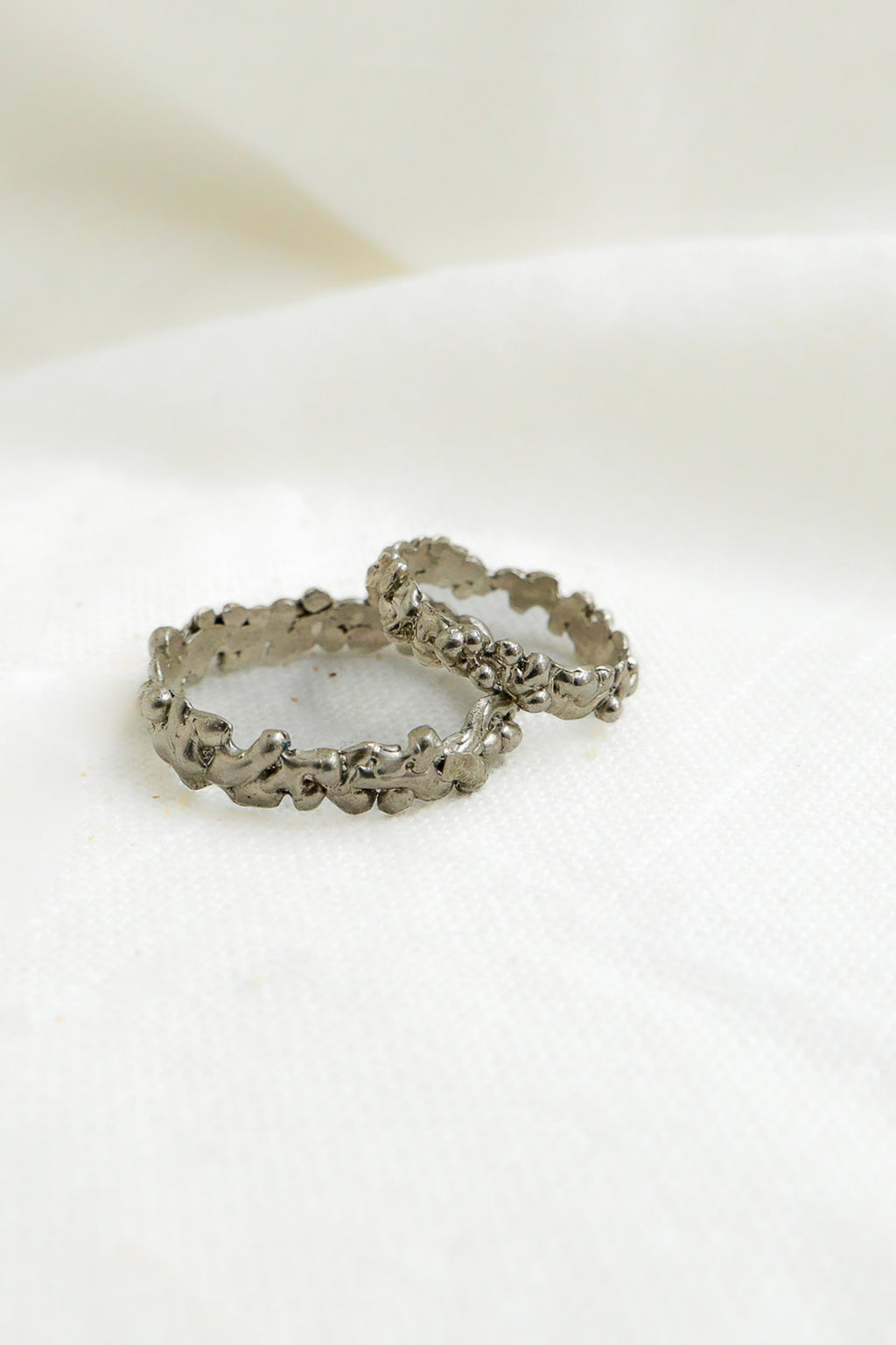 Ring Emerger Size US 7.5 Fine Silver Shirley Blanch