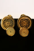 Earrings Filigree 24K Gold-Plated Fine Silver Shirley Blanch