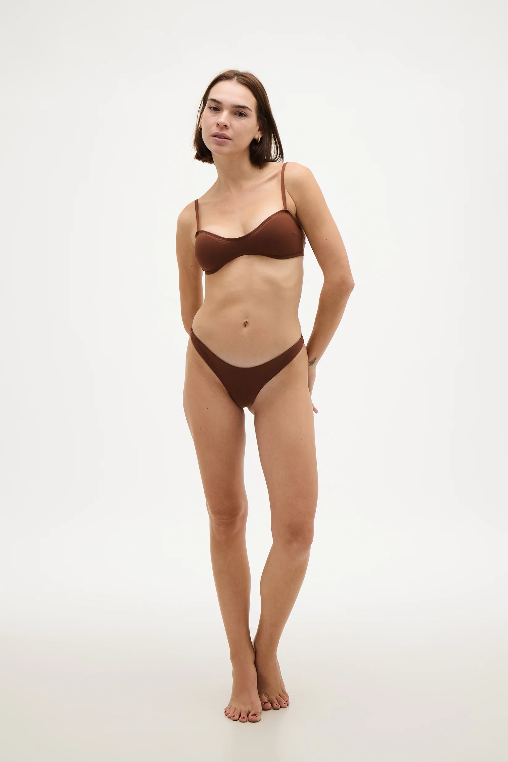 Bikini Set Brown 01 Musta