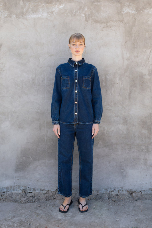 Blue Shirt Risco Sestra