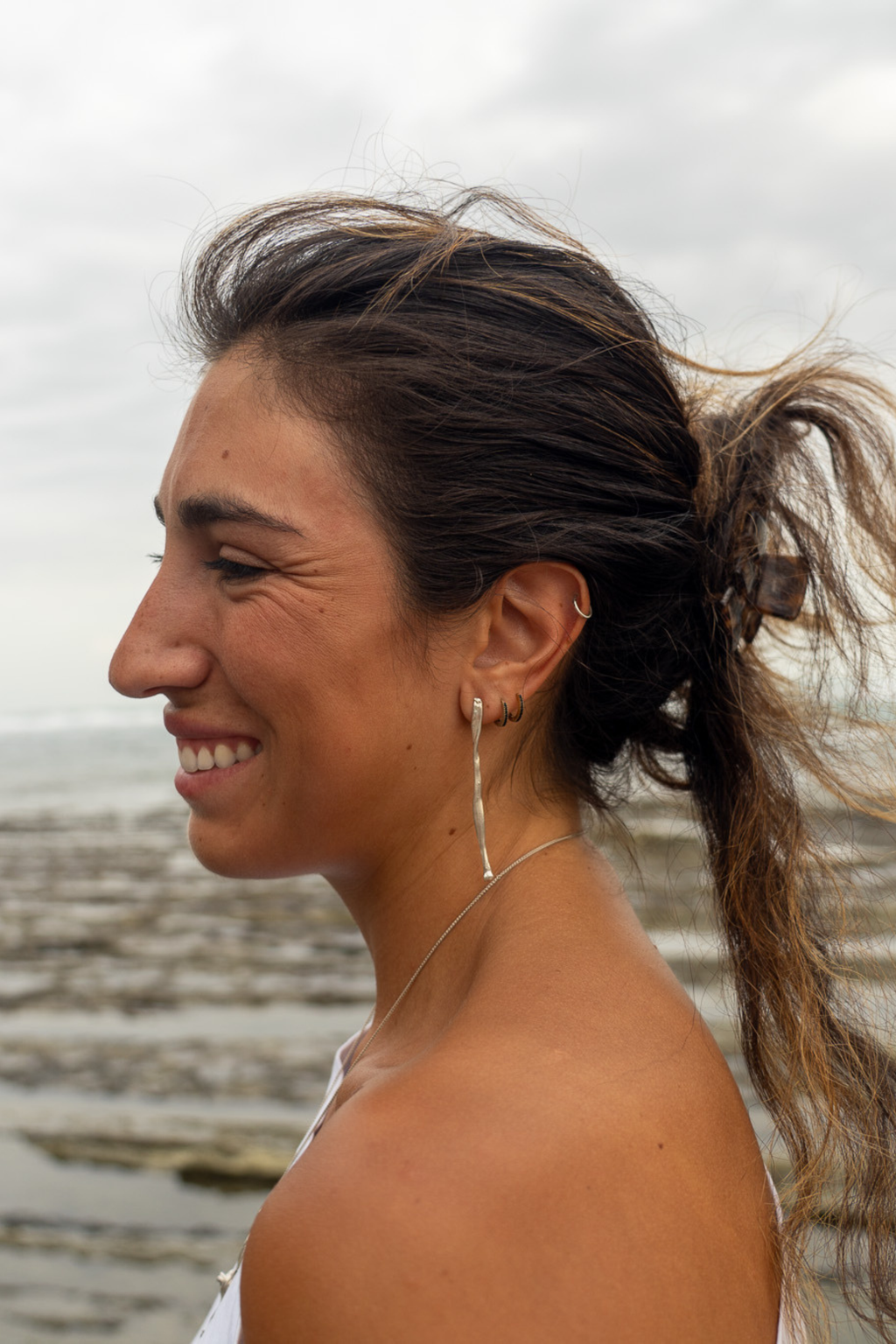 Earrings Huella Fine Silver Shirley Blanch